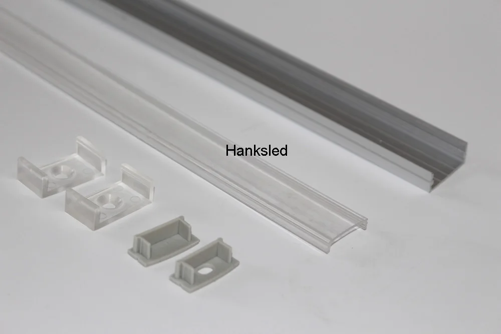 10 шт./лот (20 м) X 2 м светодиодный алюминиевый профиль для светодиодных алюминиевых