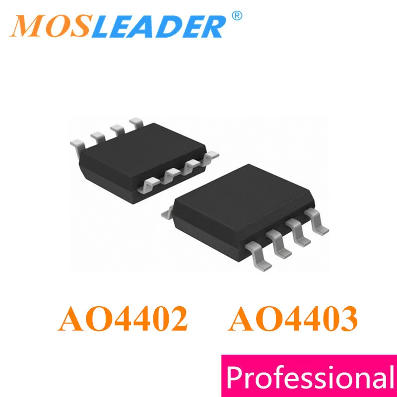 Mosleader 100 шт 1000 SOP8 AO4402 AO4403 4402 4403 высокое качество|sop8| |