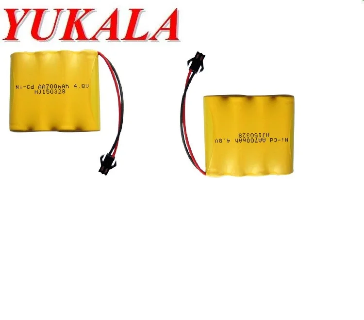 4 шт./лот 8 в 700 мАч Ni-CD AA Аккумуляторная батарея (SM plug) для R/C грузовика автомобиля