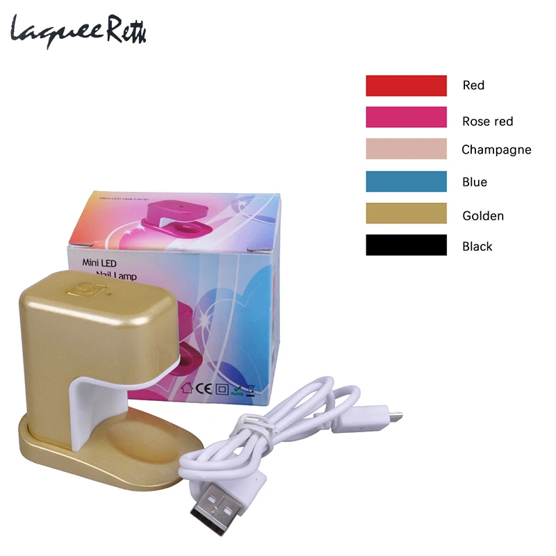 УФ светодиодная лампа для сушки ногтей 6 Вт портативный usb кабель домашнего