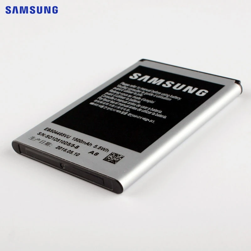 Оригинальная батарея samsung EB504465VU для B7330 I8700 B7620 I8910 I5800 B7300 S8500 S8530 B7610 I329 I5700 I6410