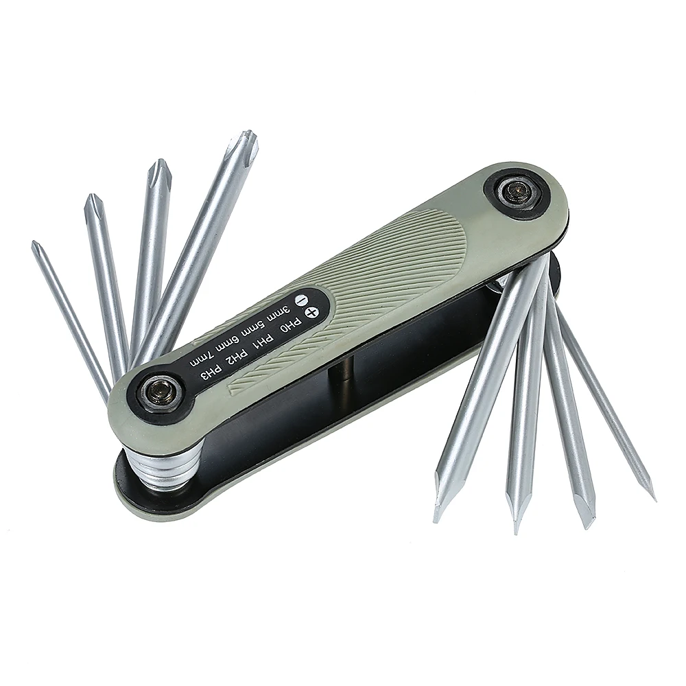 8 шт. Складная отвертка легкий шестигранный многоразовый гаечный ключ для