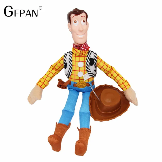 35cm doll 25/45 см милая игрушка Story Шериф Вуди автомобиль кукла плюшевые игрушки снаружи подвесная игрушка милые авто аксессуары Автомобильный украшения игрушка - Цвет: 35cm doll