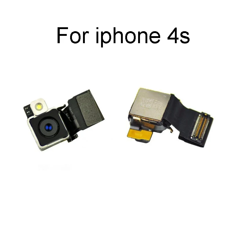 For iphone 4s Оригинальная основная задняя камера для iphone 4, 4S, 5, 5S, SE, 5C, 6, 6 S, 7, 8 Plus, X, XS, XS, Max, XR, задняя большая камера, гибкий кабель, лента, протестирована на - Цвет: For iphone 4s