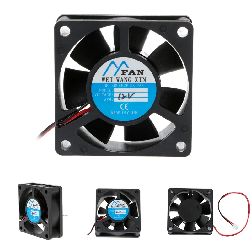 60 мм * 20 DC 12 В 2 Pin кулер безщеточный Axial PC чехол для процессора охлаждающий