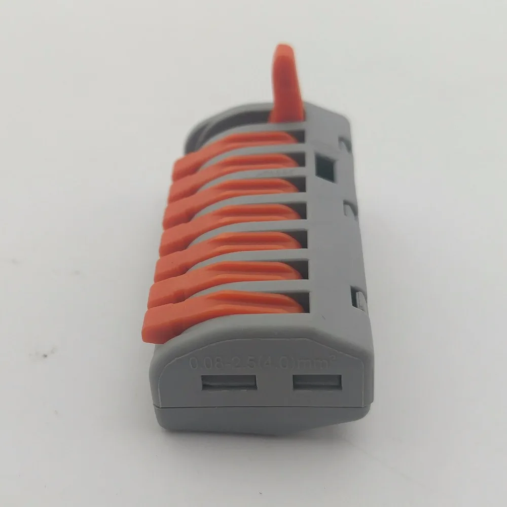 10 шт. 8 контактный компактный клеммный блок с рычагом|terminal blocks wire connector|block terminal