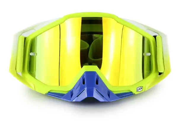 Green Лидер продаж, оригинальные Брендовые очки Soman для мотокросса, ATV Casque, мотоциклетные очки, гоночные мотоциклетные солнцезащитные очки, велосипедные очки - Цвет: Green