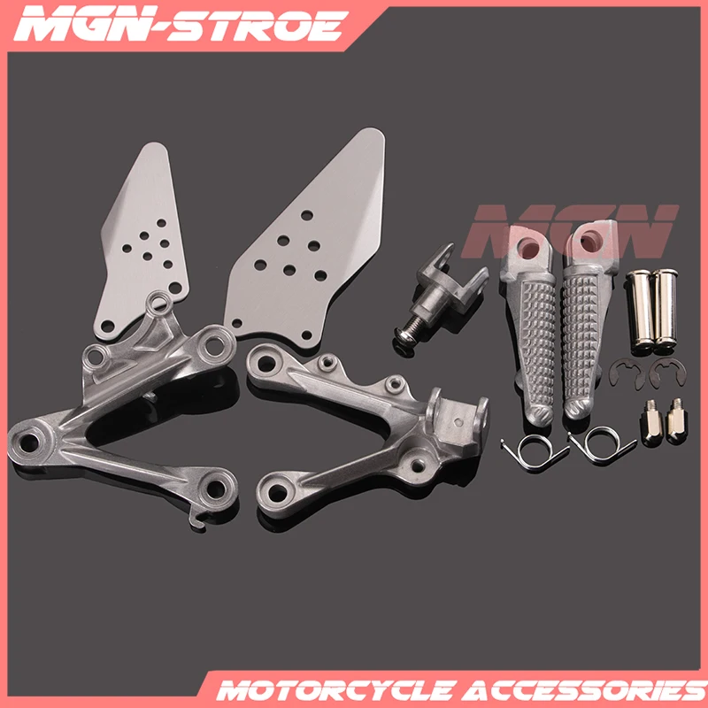 Передние Подножки подножки педали для ног кронштейн KAWASAKI ZX6R ZX 6R 2009 2010 2011 2012 2014 09 10