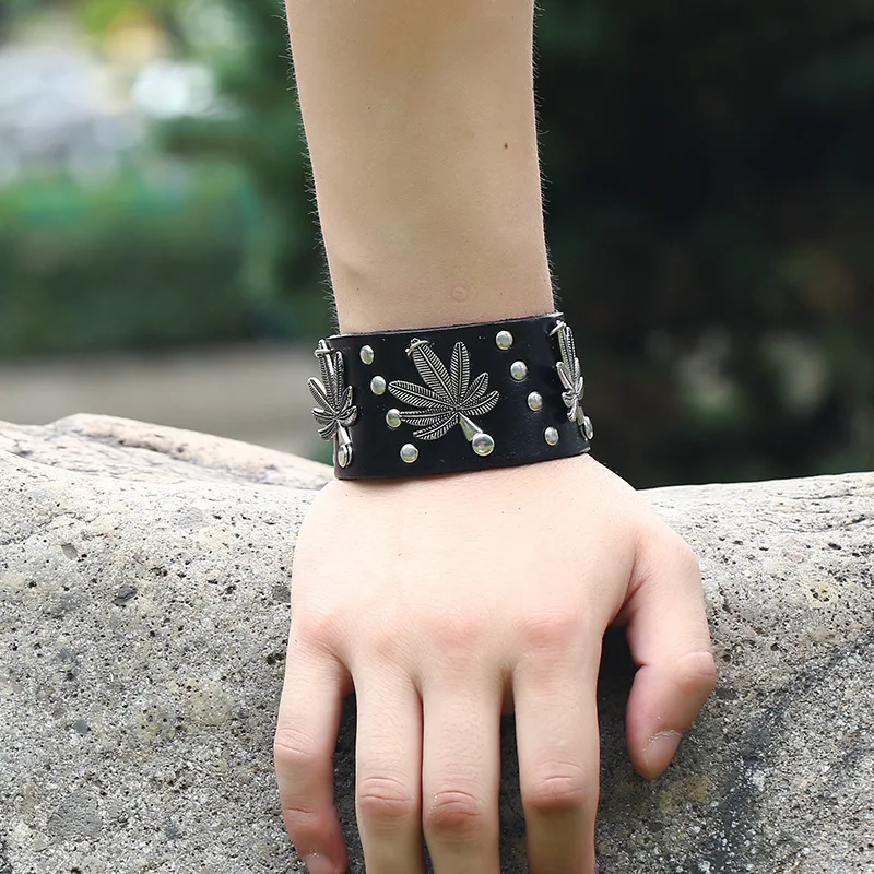 Мужской браслет в стиле панк рок|bracelets for|leather bracelets for womenleather bracelet |