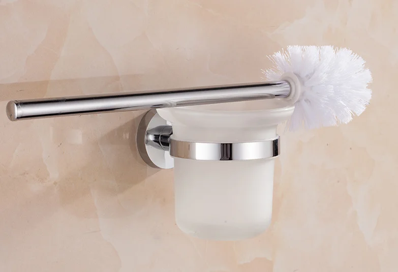 1 комплект настенный сплава Туалет Кисточки держатель посадочное место Стекло