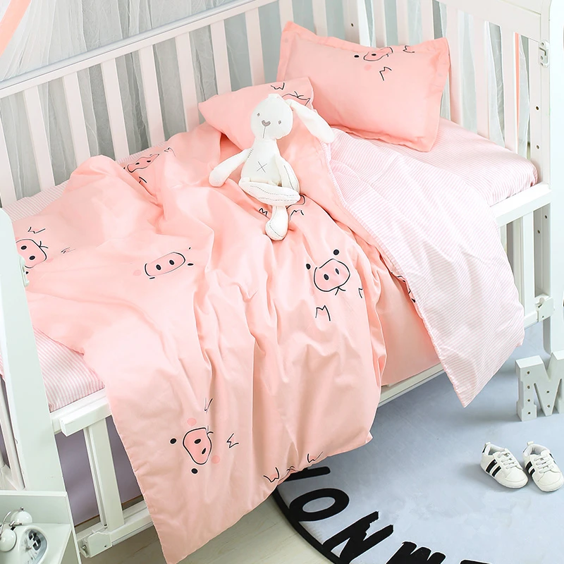 Комплект постельного белья для малышей из 3 предметов хлопковое постельное белье