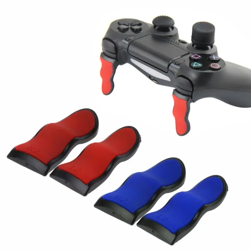 2 шт. Нескользящие изогнутые кнопки триггеры L2 R2 для контроллера PlayStation 4 PS4