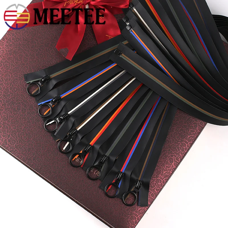 Модные нейлоновые непромокаемые застежки молнии Open end невидимая молния для пошив