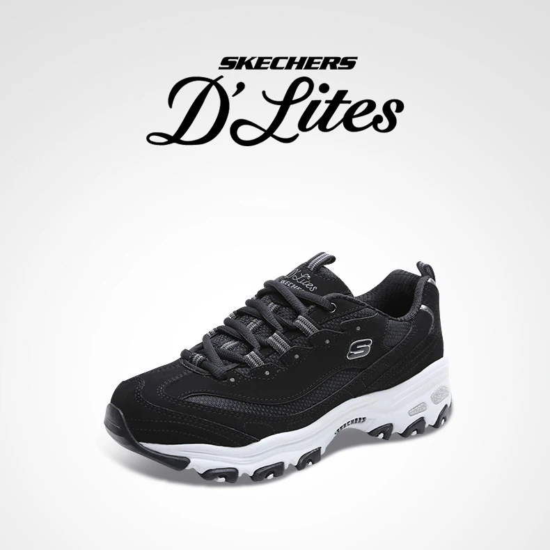 Skechers/Женская обувь D'lites; массивные кроссовки; коллекция года; модная женская обувь; кроссовки; обувь для папы; удобные кроссовки на платформе; 11930-BLK
