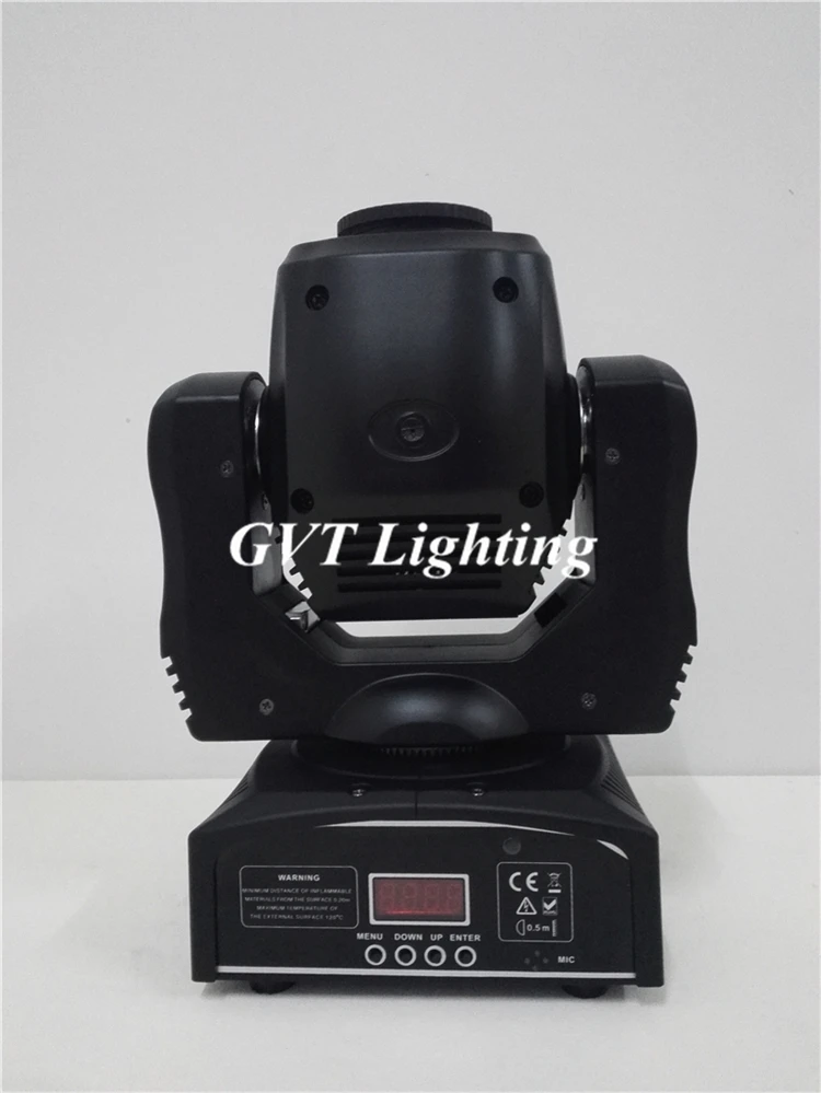 2 шт./лот пульт дистанционного управления 60 Вт GOBO LED Мини точечный движущийся