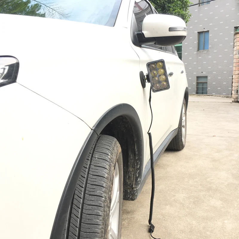 Профессиональный прожектор для лодки и автомобиля проводной с белым точечным