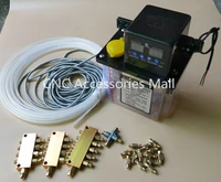 full set 1 5l 220v110v ac electric auto lubrication pump cnc engraving router machine automatic oil pump