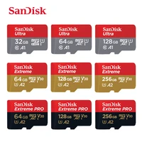 sandisk micro sd card 16gb 32gb microsdhc memory card 64gb 128gb 256gb microsdxc extreme pro v30 u3 4k uhd tf cards
