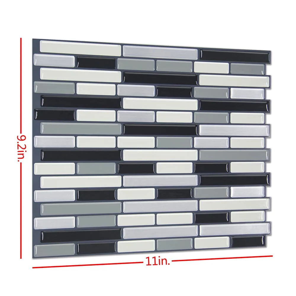 Кухонный постер мозаика самоклеящаяся наклейка на стену имитация дыма кирпичной