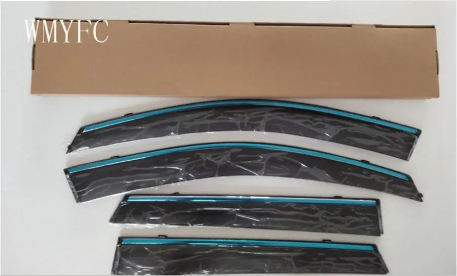 Защита от солнца и дождя для VW GOLF 7 MK7 2014 2015 2016 2017 4 шт.|rain deflectors|window visorwindow visor vent |