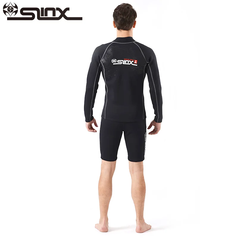2 мм Неопреновые мужские куртки для водных видов спорта костюм подводного