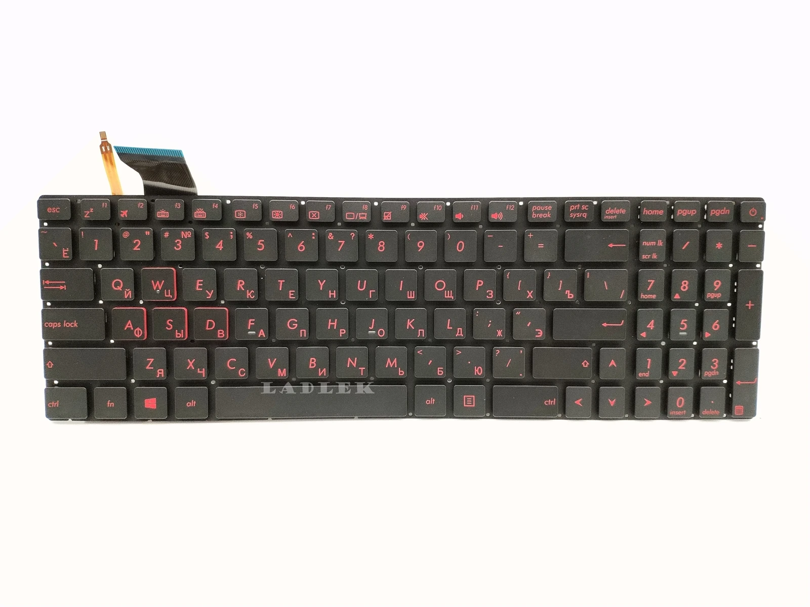 Новая русская клавиатура с подсветкой для Asus G552V G552VW G552VX FZ50 ZX50 GL752VW GL752VL GL552JX GL552VL