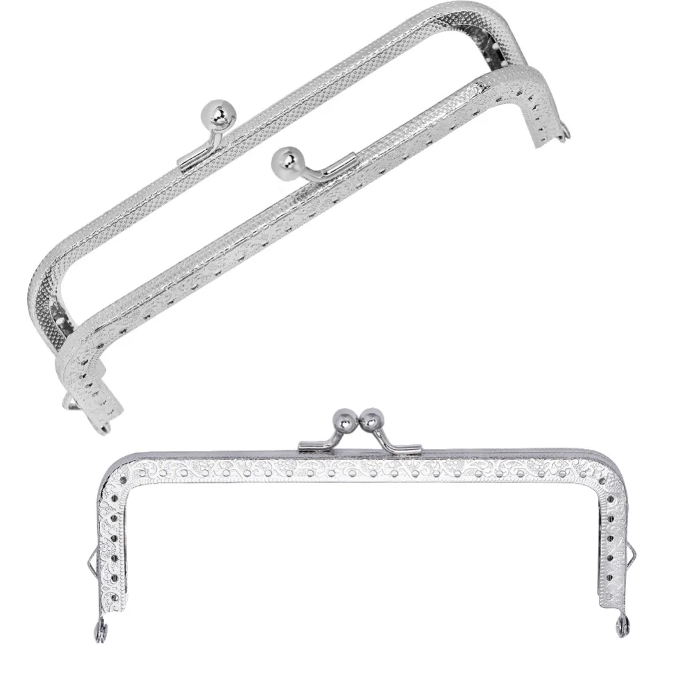 LMDZ 1 шт. кошелек с замком и серебристой металлической застежкой для