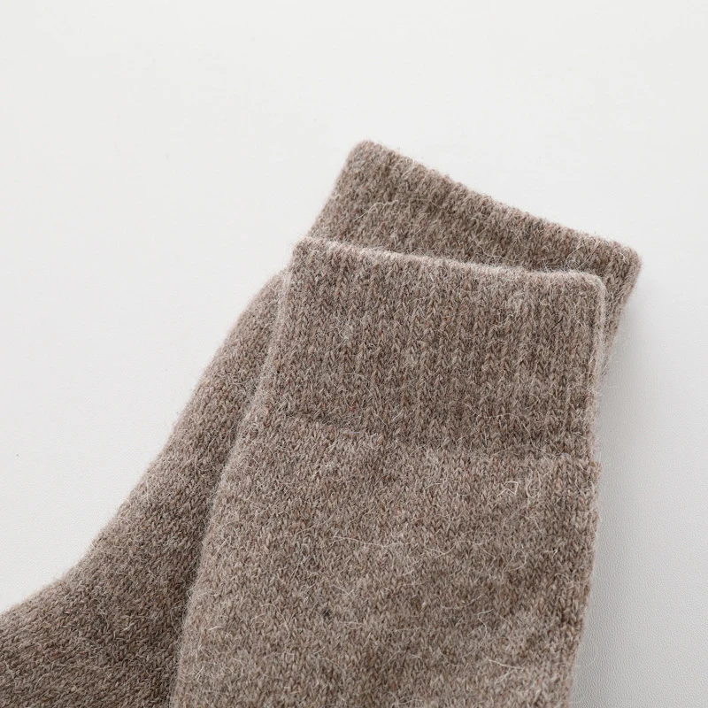 Russia Super Thicker Solid Socks Merino Wool Rabbit Socks Against Cold Snow Socks Winter Socks elderly Old Female Women Socks