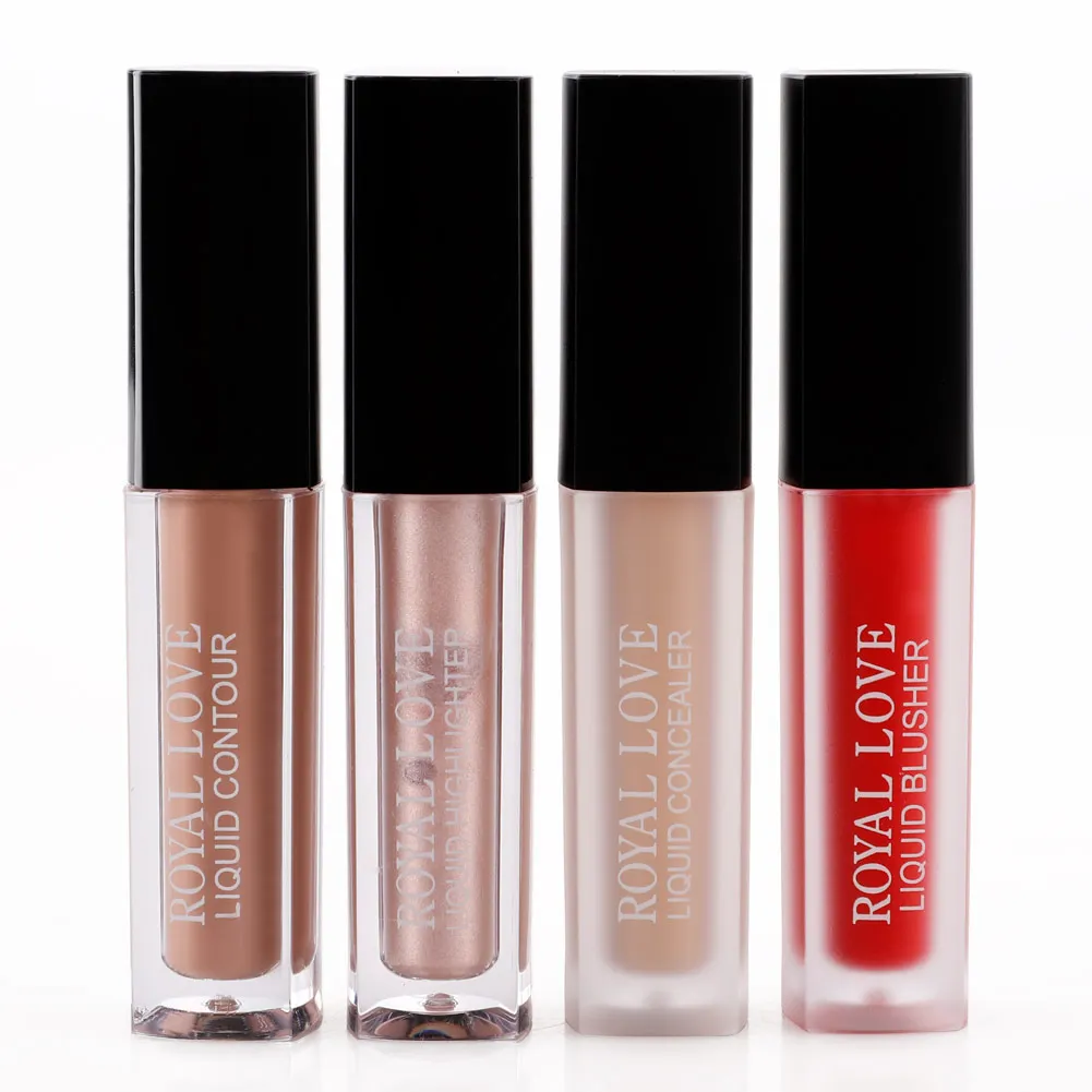 Косметический консилер с полным покрытием 4 шт./компл. жидкий удобный для макияжа