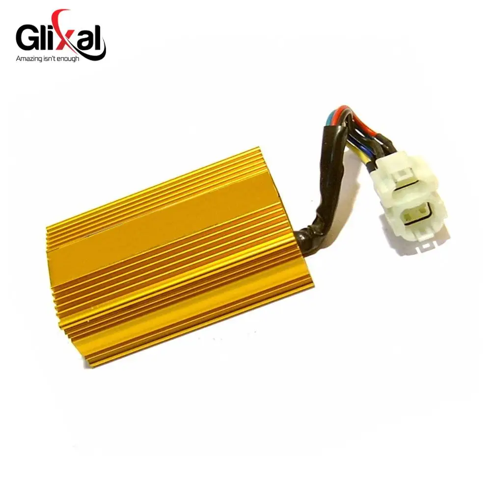 Glixal DC fied высокая производительность сплав гоночный CDI Коробка GY6 50cc 150cc 139QMB 157QMJ