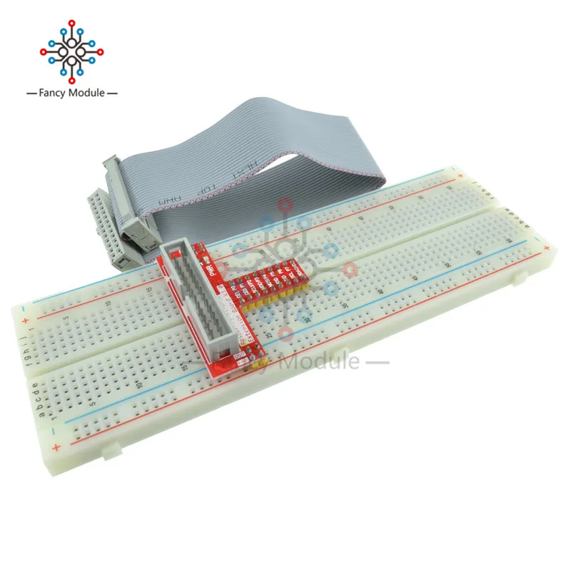 T-образный GPIO удлинитель для Raspberry Pi 2 B наборы макетная плата 26 Pin плоский