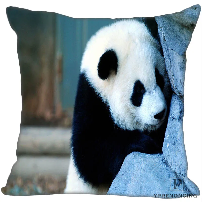 Square Pillowcase Заказная гигантская панда квадратная Наволочка на заказ молнии чехол для подушки(с одной стороны) 180522-02-22 - Цвет: Square Pillowcase