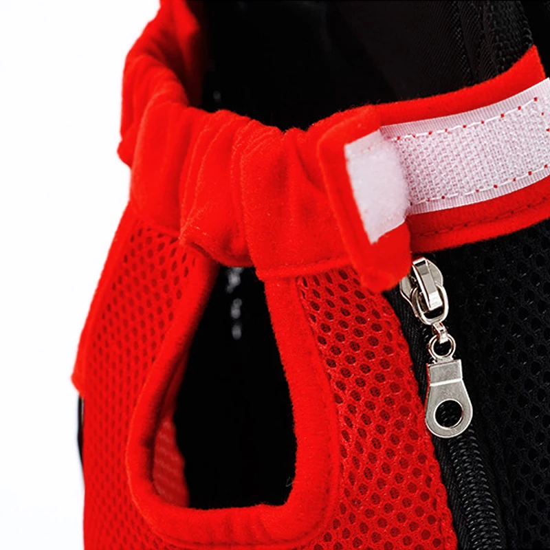 

Pet Dogs Carrier Backpack Mesh Camouflage Outdoor Travel Pets Carrier Dog Front Chest Breathable Shoulder Handle Bags Supplies
