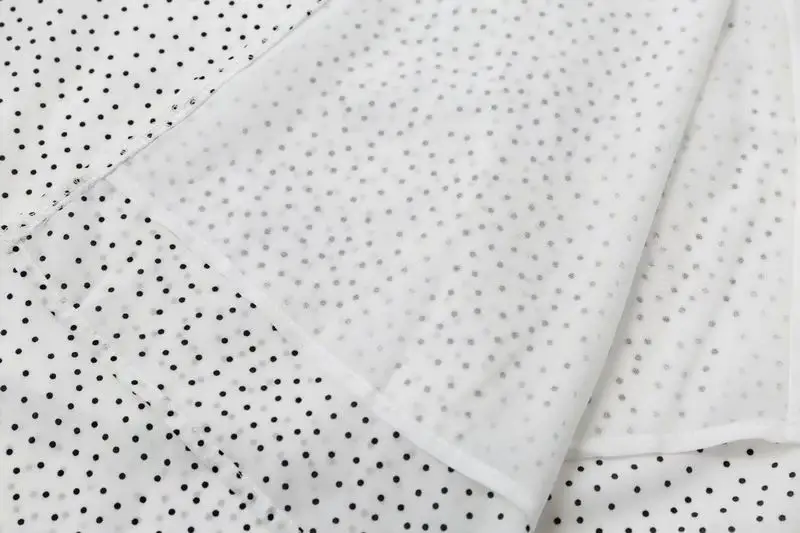 Летнее платье женское 2019 Новое поступление горошек принты короткий рукав