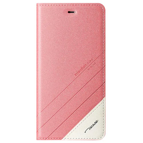 Чехол Ts для Xiaomi Redmi Note 4X Mediatek, чехол-книжка из искусственной кожи, чехол-подставка для Redmi Note 4X4 GB 64 GB, чехол с магнитной защитой - Цвет: Pink