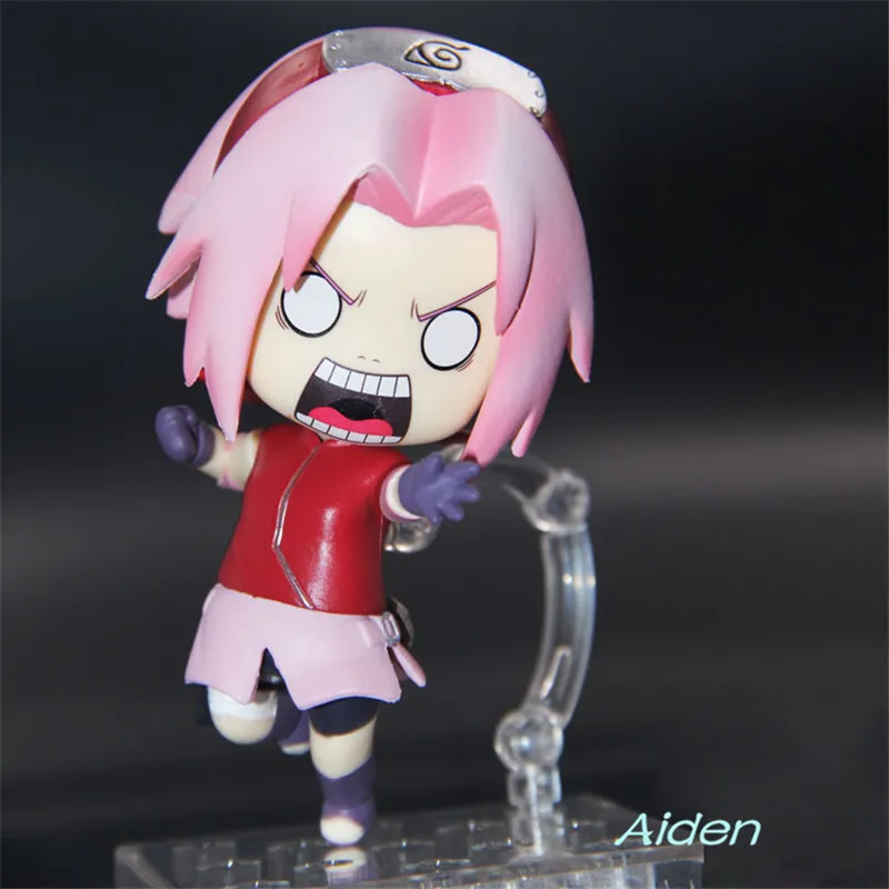 4&quotNendoroid Naruto Haruno Sakura #833 Hatake Kakashi Uzumaki Tsunade PVC Action Figure Collectible Model Toy BOX 10CM L587 | Игрушки и