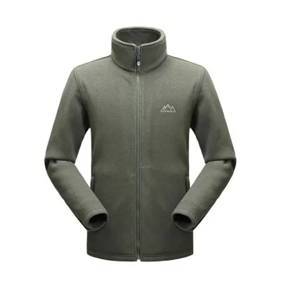 Army Green Dimusi Зимняя Теплая Флисовая осенняя куртка мужская Толстая флисовая куртка теплая ветровка зимние пальто 3XL, TA014 - Цвет: Army Green