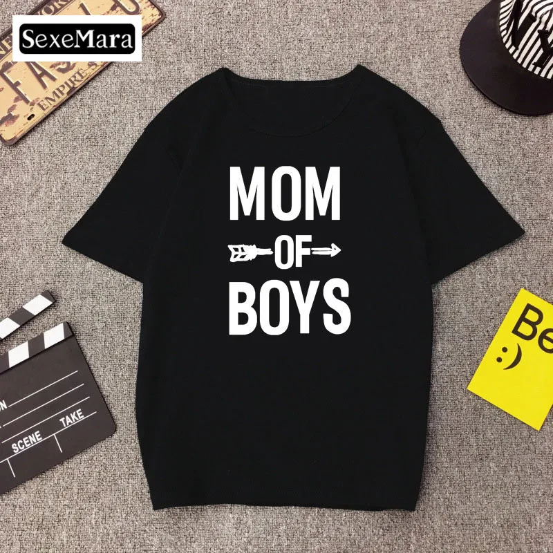 Женские футболки для жены одежда Instagram футболка с надписью Super Mom Harajuku модные