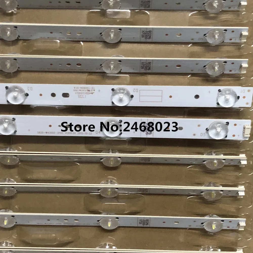 Светодиодный подсветка полосы 5 лампы для LG 43 &quotТВ 43LH5000 B02M6K230S LC430DUY SHA 43E3000 43E3500 43E6000