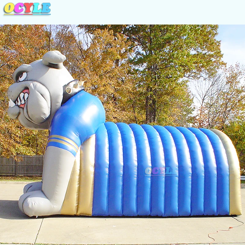 Надувной черный шлем надувной туннель для вечерние канал наружного мероприятия |