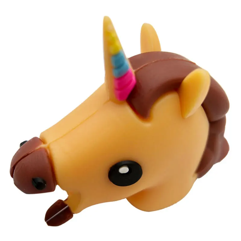 Лошади кабельная арматура кабель укусов животных мультфильм USB Шнур среднего