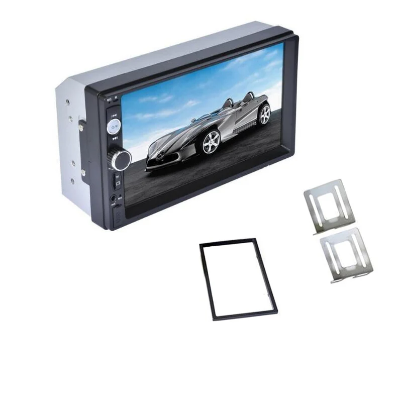 C Mirror Link 2 din 7 'Автомагнитола с сенсорным экраном MP5 SD/FM/USB/AUX/Bluetooth автомобильная аудиосистема для камеры заднего вида дистанционное управление - Цвет: C