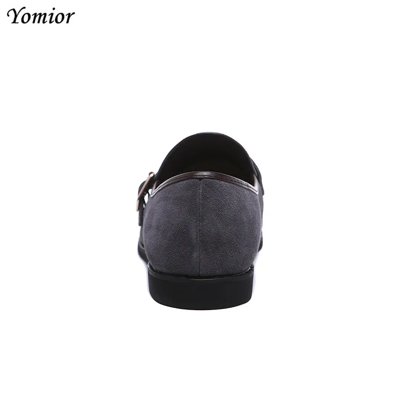 Yomior Fashion Summer Men Dress Leather Shoes Handmade Brogue Style Party Wedding Shoes Man Flats Loafers Oxfords Formal Shoes
