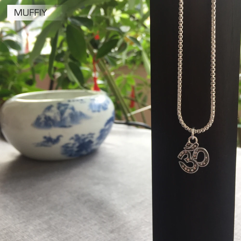 Карма ом кулон Европа Стиль Glam Модные Качественные ювелирные изделия для женщин