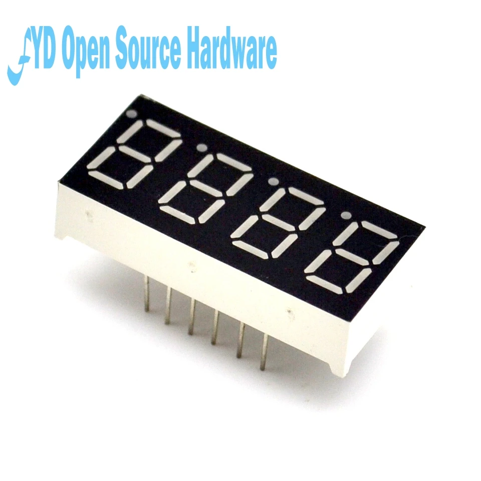 

20pcs 4bit 4 bit Common Cathode Digital Tube 0.36" 0.36 inch Red LED Digit 7 Segment