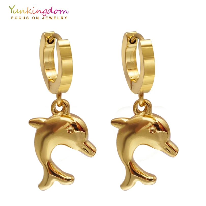 Женские блестящие стразы Yunkingdom дизайнерские серьги-кольца в виде животных
