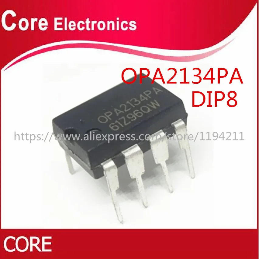100 шт. усилители OPA2134PA DIP8 OPA2134P DIP OPA2134 8 2134 Па|Интегральные схемы| |