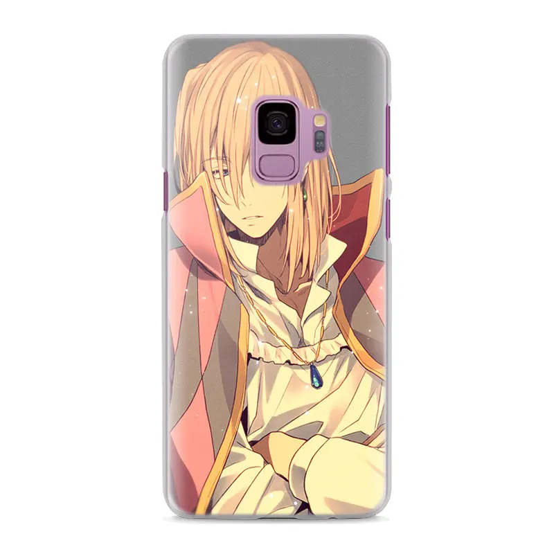 Чехлы для телефона Studio Ghibli Howl's Moving замок для samsung Galaxy S8 S9 S10 Plus S10e M10 M20 M30 A10 A30 A50 Жесткий Чехол для задней панели ПК