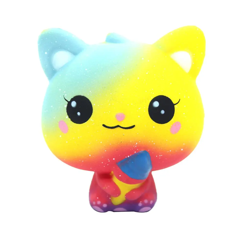 Jumbo Ice Cream Cat Slow Rising Stress Relief Galaxy Toy Squishy Collections Diy Products Rebound | Игрушки и хобби