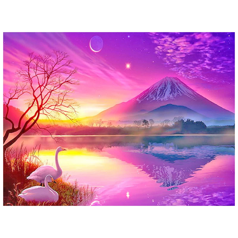 Алмазная вышивка вулканическая квадратная/круглая | Дом и сад